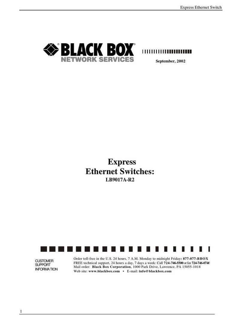 Black Box LB9017A-R2 User manual Black Box LB9017A-R2 User manual