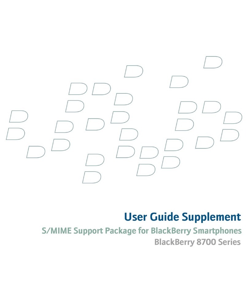 Blackbe;rry 8700 Series Owner's manual