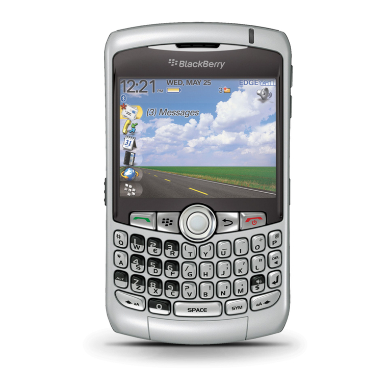 Blackbe;rry 8300 SMARTPHONE User manual