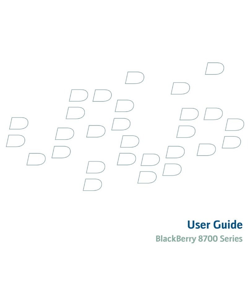 Blackbe;rry 8700 Series User manual