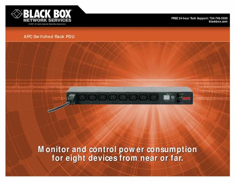 Black Box APC Switched Rack PDU Specifications