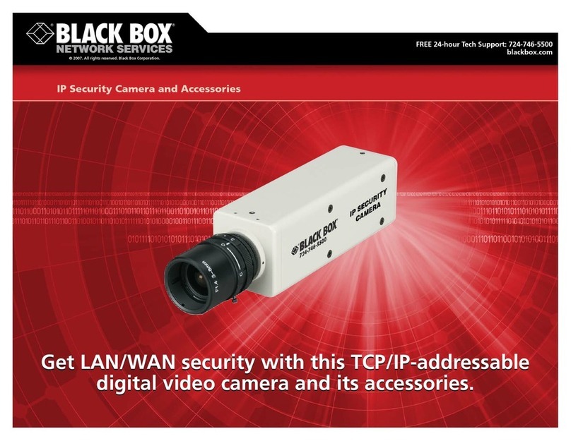 Black Box Blackbox IP Security Camera and Accessories Brochure & specs