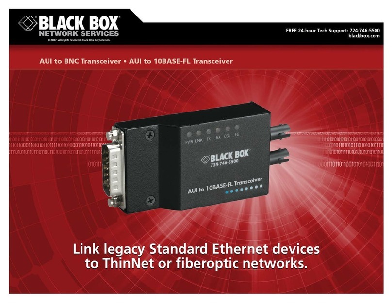 Black Box LE1603A Specifications