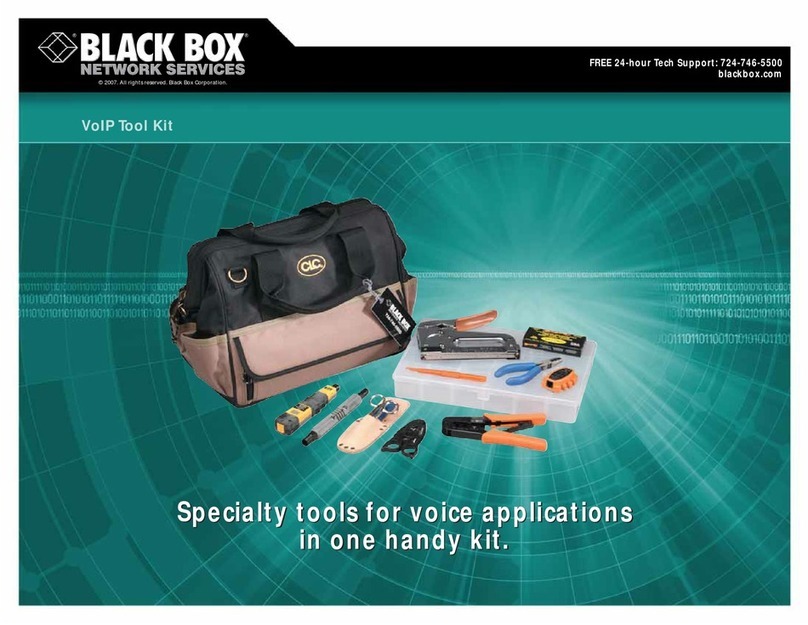 Black Box VoIP Tool Kit Specifications