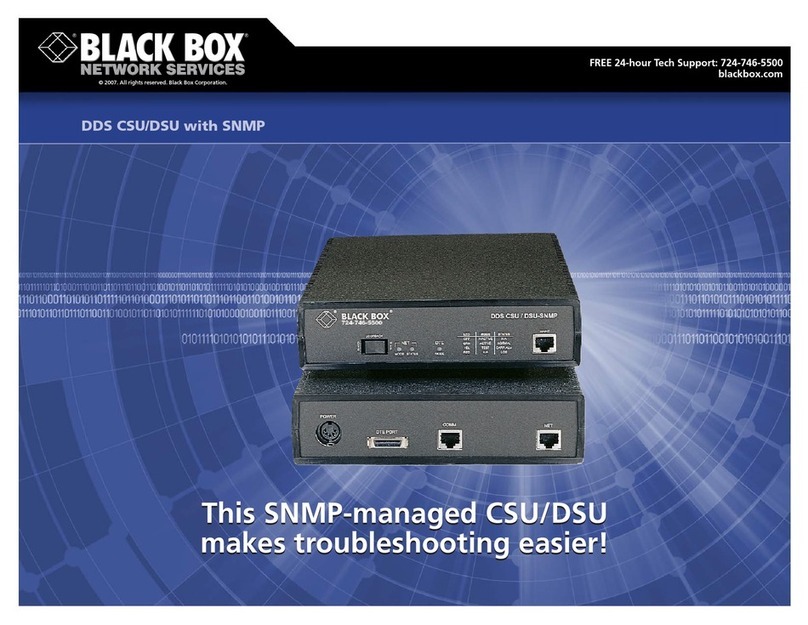 Black Box CSU/DSU Specifications