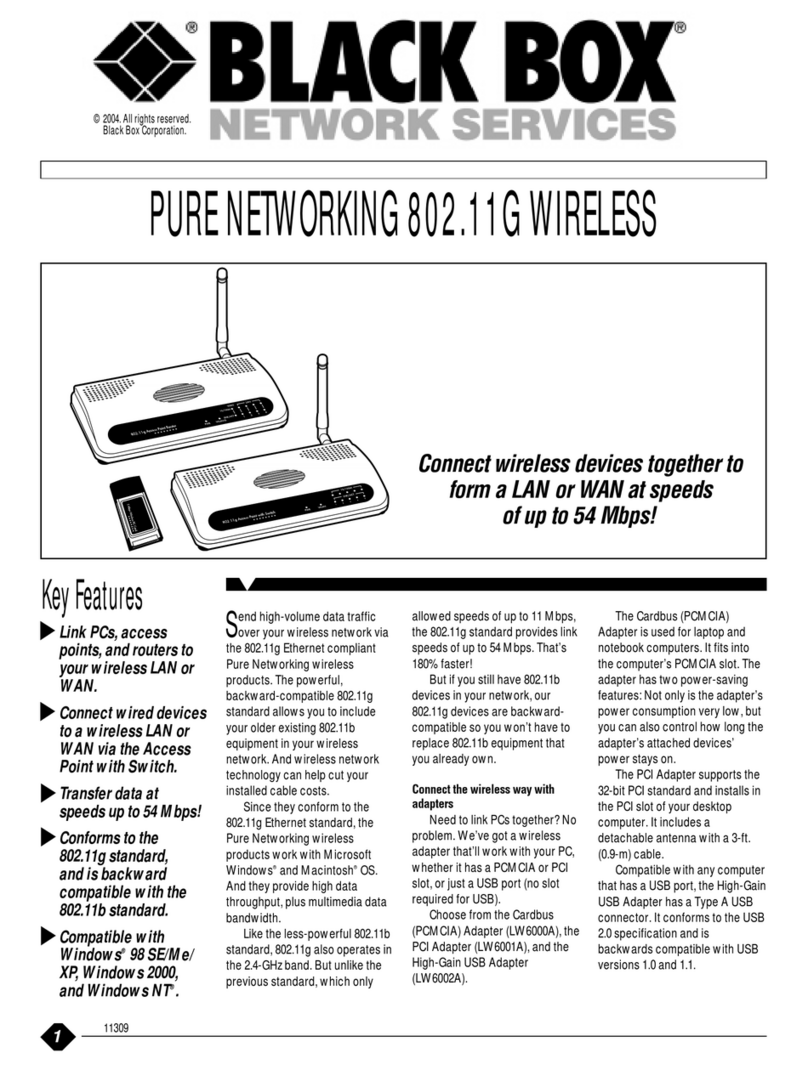 Black Box LW6001A specification