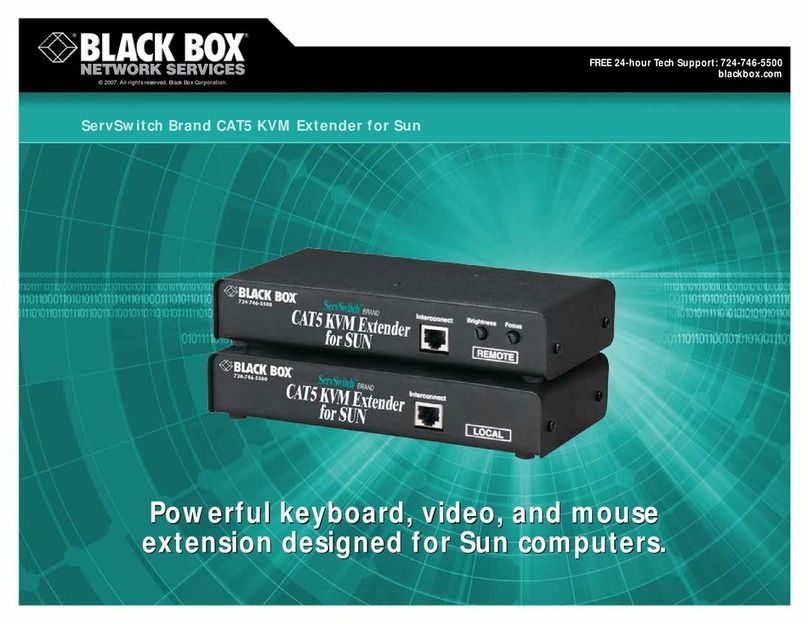 Black Box ServSwitch ACU1004A User manual