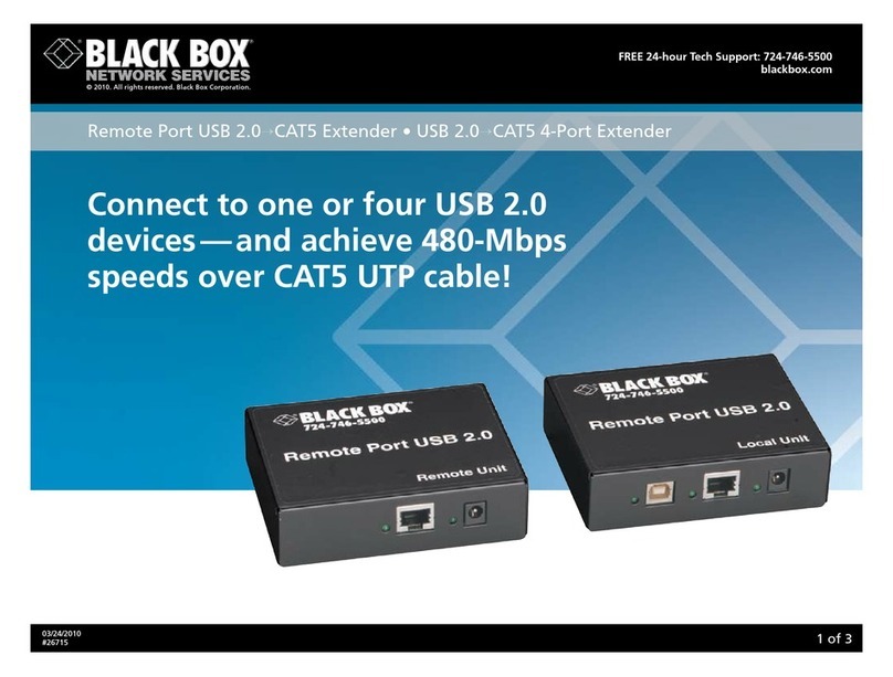 Black Box IC247A User manual