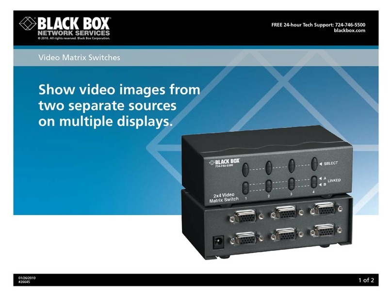 Black Box 26645 User manual