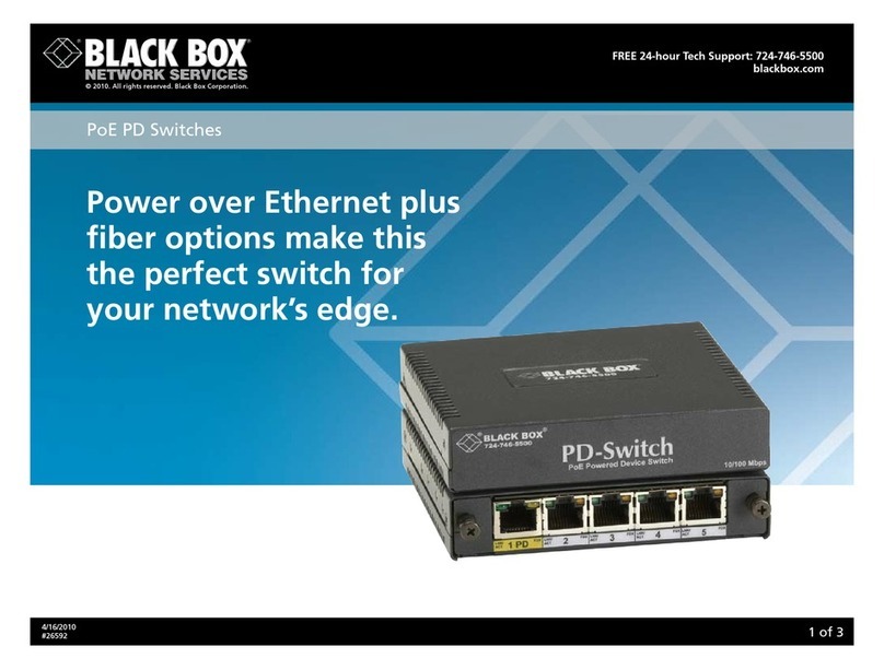 Black Box 26592 User manual Black Box 26592 User manual