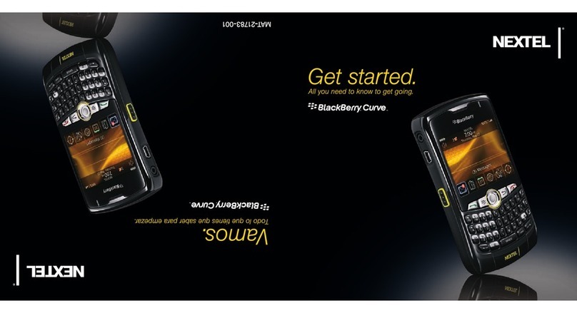 Blackbe;rry BLACKBERRY CURVE 8350I Specification sheet