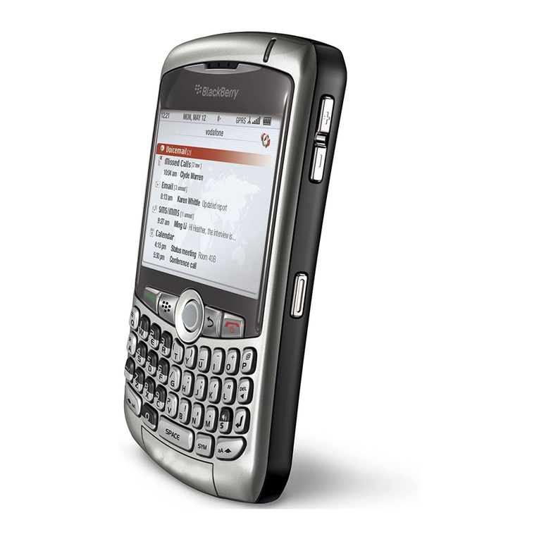 Blackbe;rry BlackBerry 8320 User manual