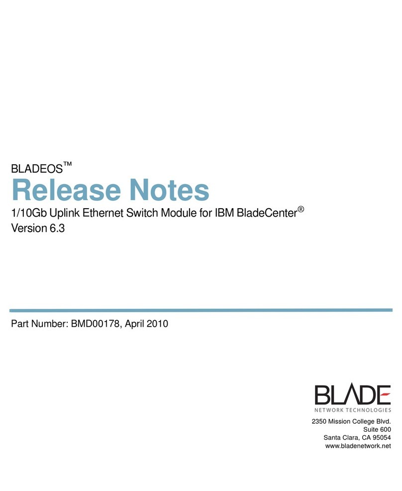 Blade Network Technologies BLADEOS BMD00178 Release notes