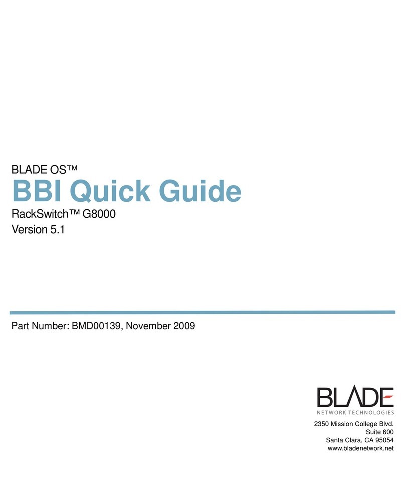 Blade Network Technologies RackSwitch G8000 quick guide Blade Network Technologies RackSwitch G8000 quick guide