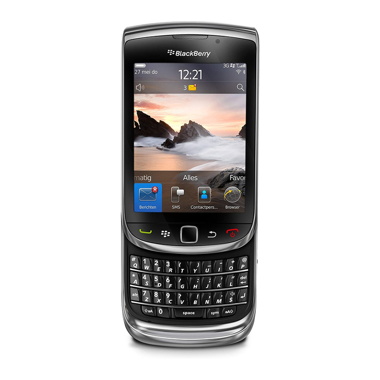 Blackbe;rry Torch 9800 User manual