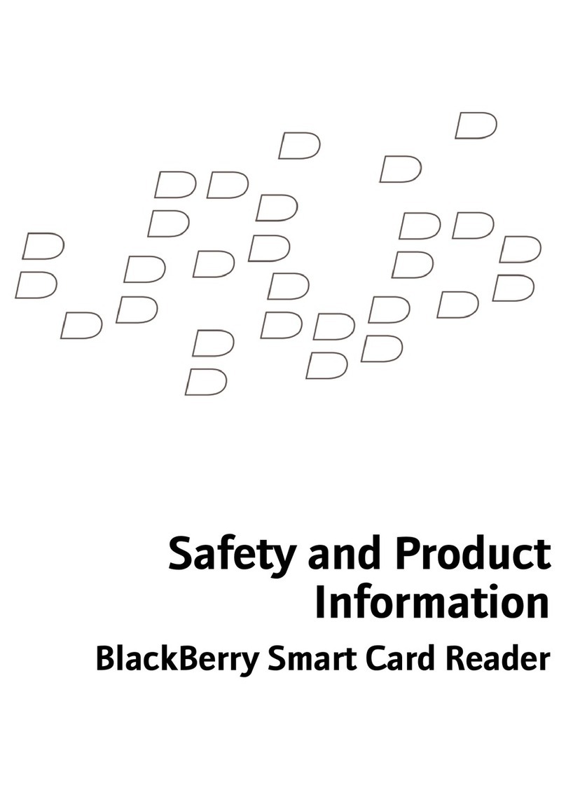 Blackbe;rry RBB10BW Safety and product information