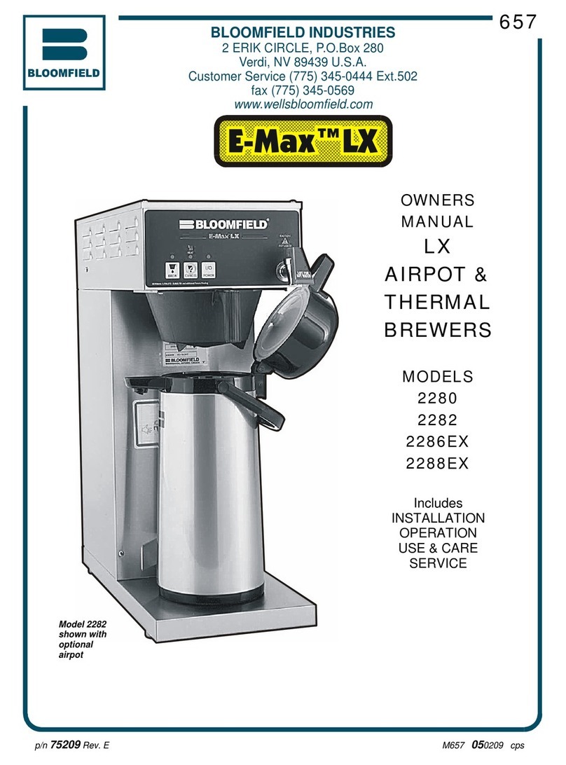 Bloomfield 2280 User manual