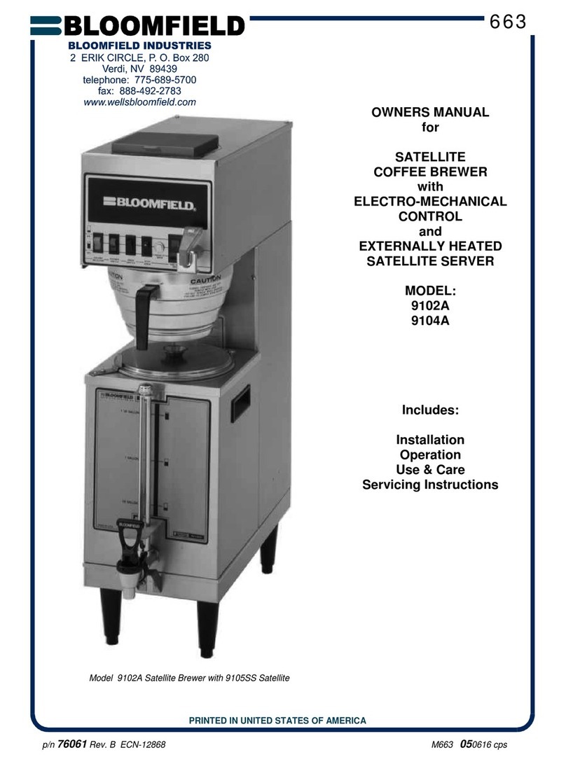 Bloomfield 9102A User manual