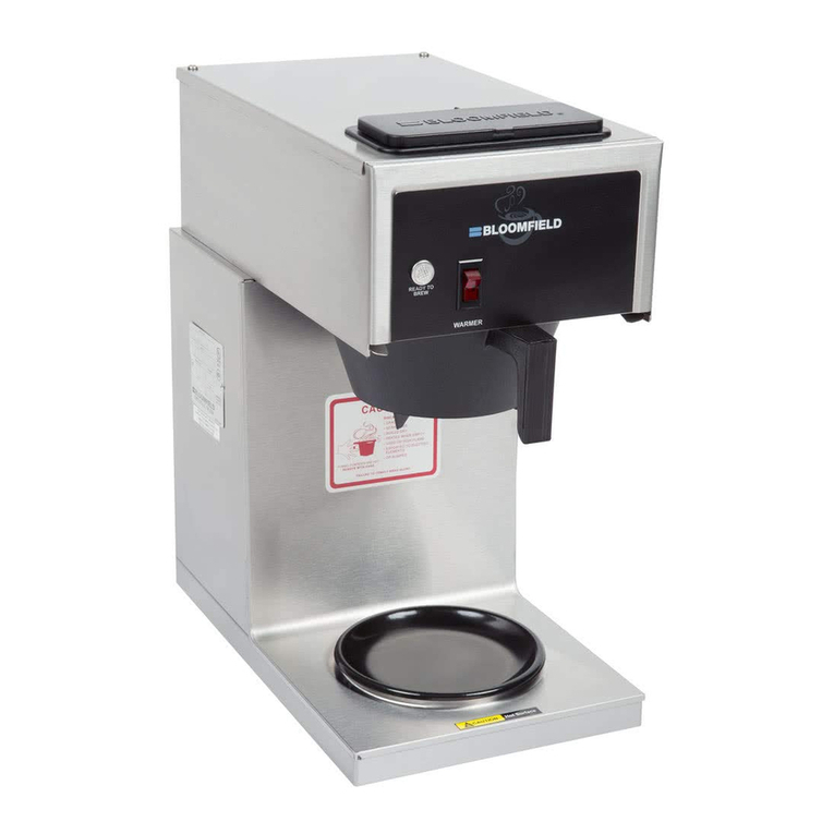 Bloomfield Koffee-King 8540 User manual