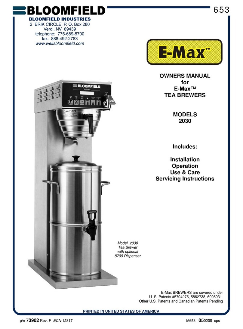 Bloomfield 2030 User manual