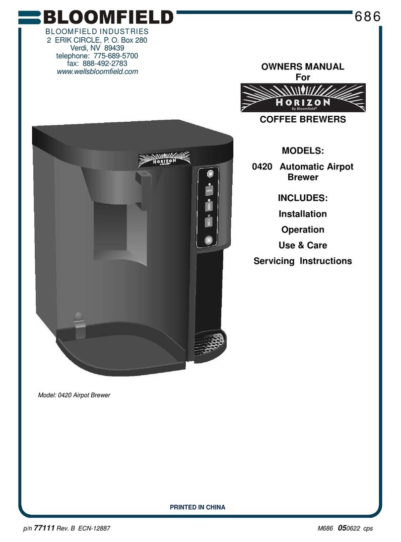 Bloomfield Horizon 0420 owner's manual