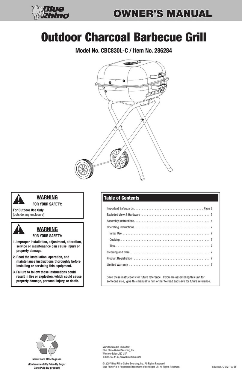BlueRhino CBC830L-C User manual