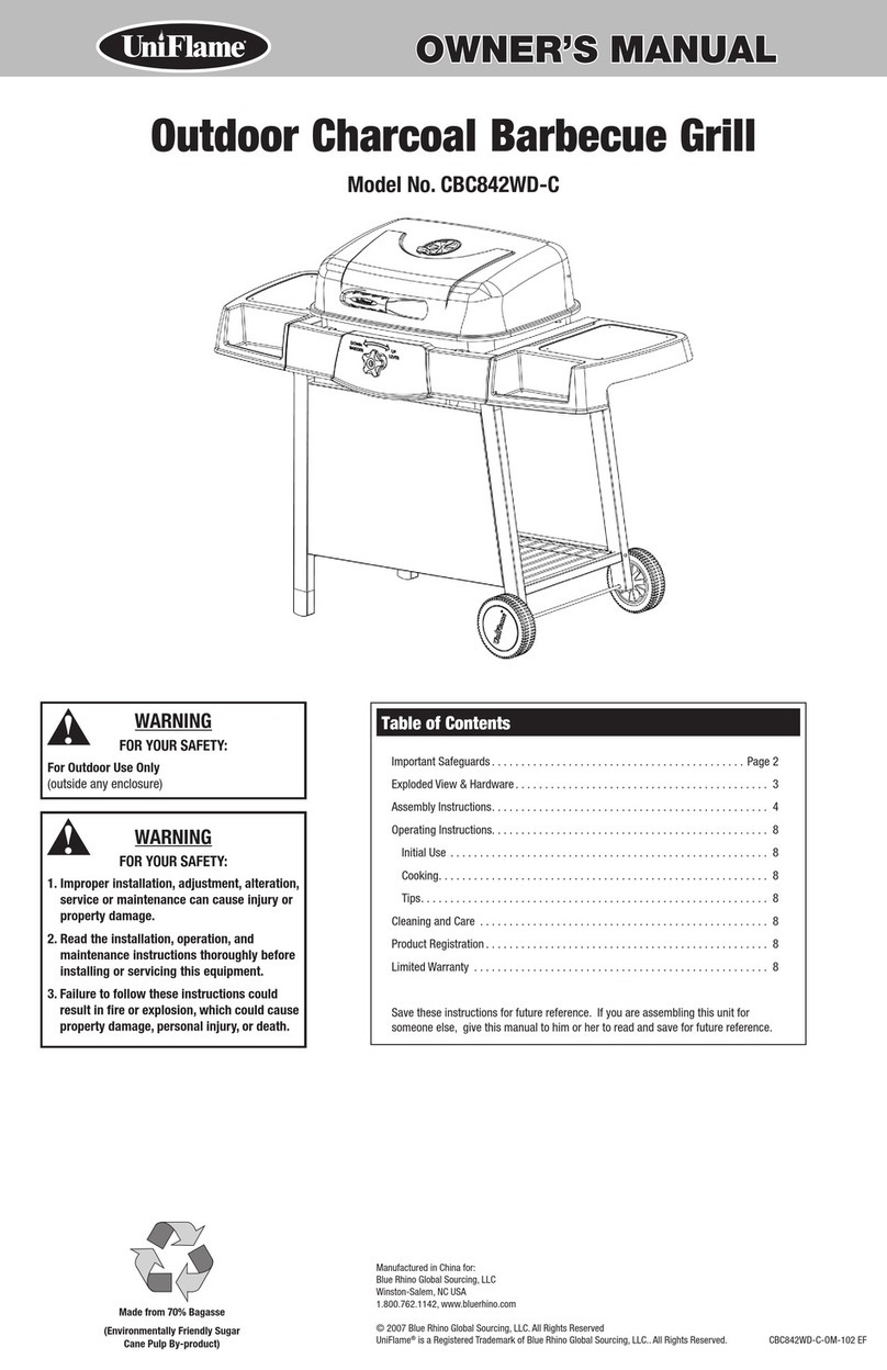 Uniflame CBC842WD-C User manual