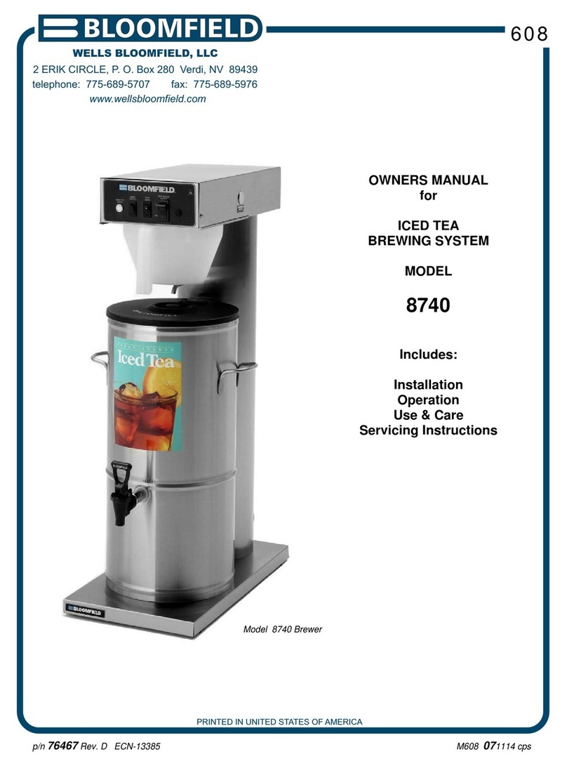 Bloomfield 8740 User manual