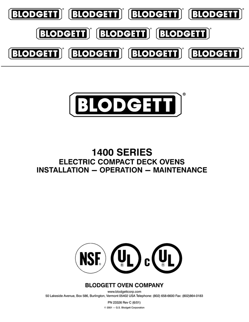 Blodgett 1400 SERIES Guide