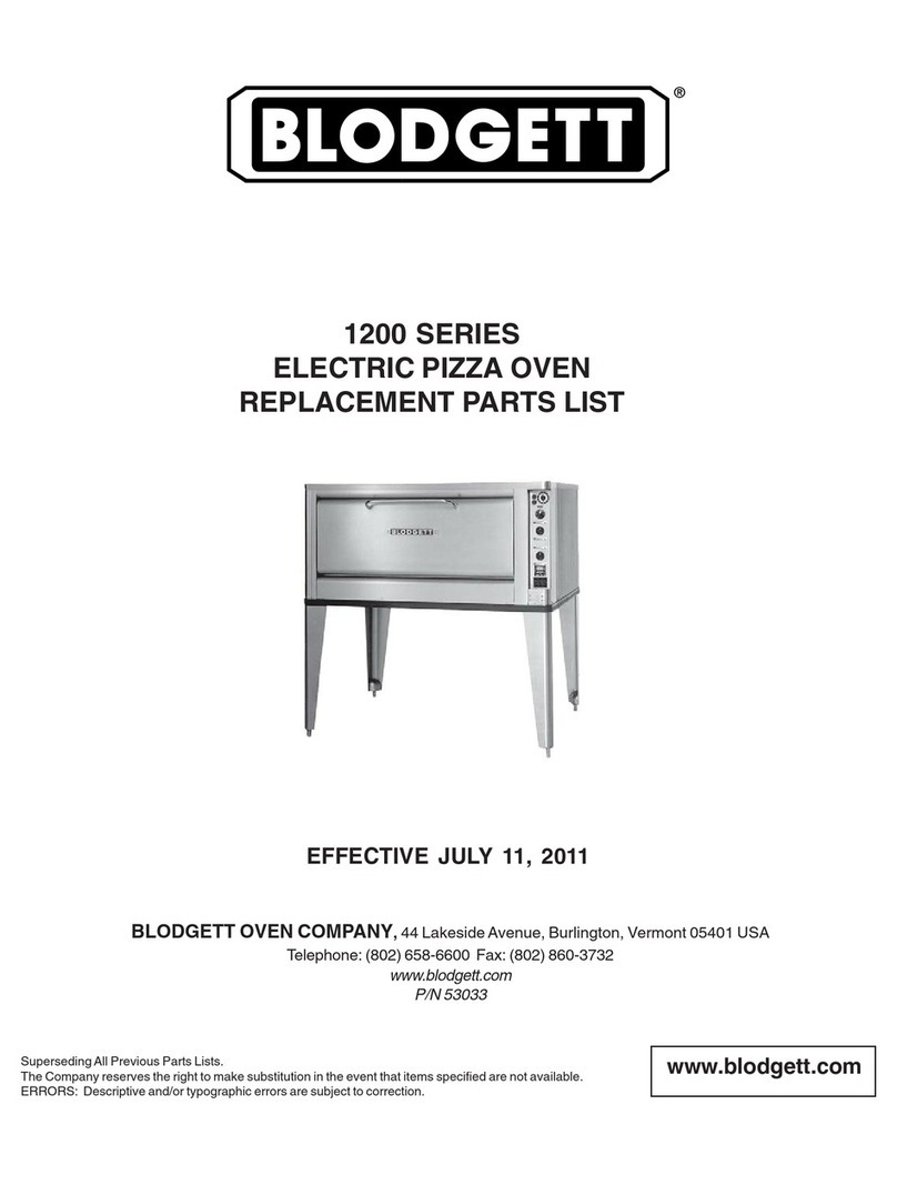 Blodgett 1200 Series Application guide