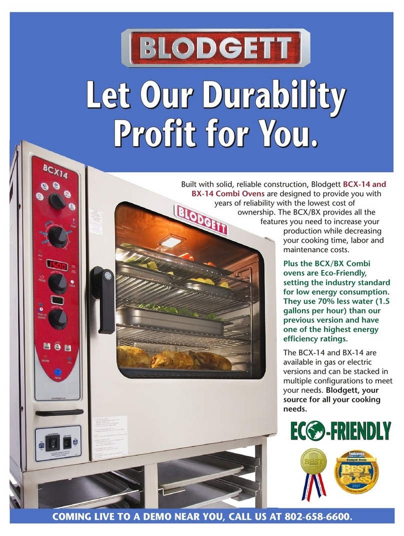 Blodgett BCX-14 brochure
