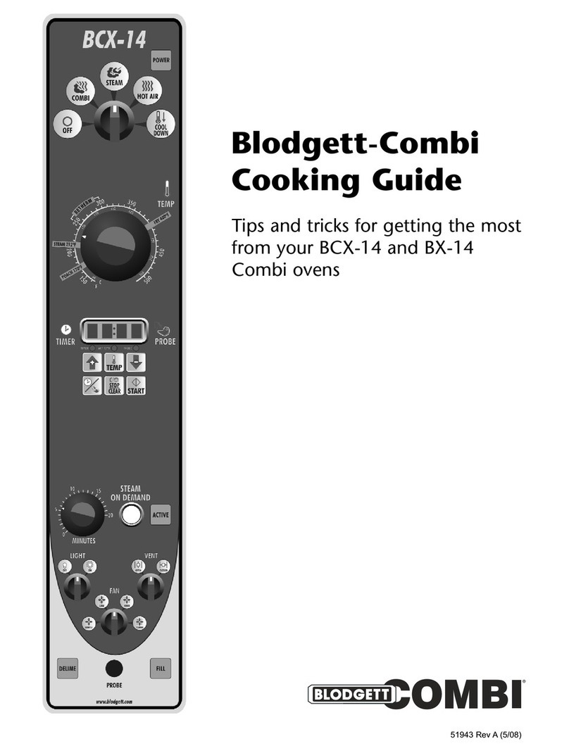 Blodgett BCX -14 Use and care manual