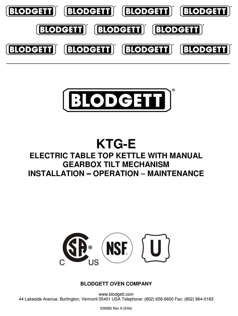Blodgett KTG-E Guide