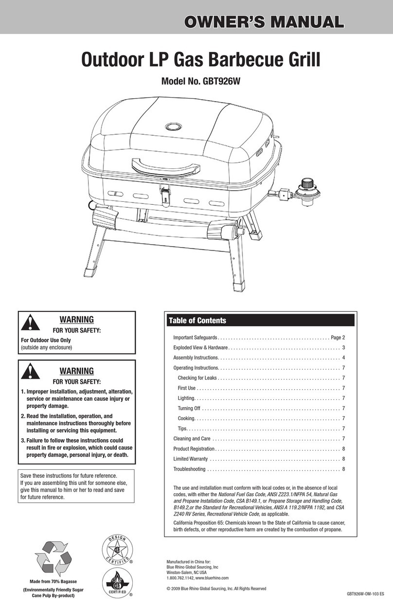 BlueRhino GBT926W User manual