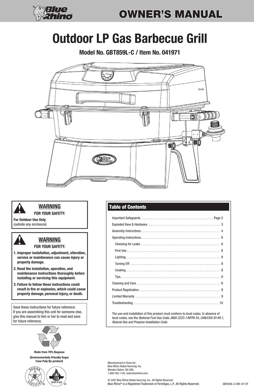 BlueRhino GBT859L-C User manual