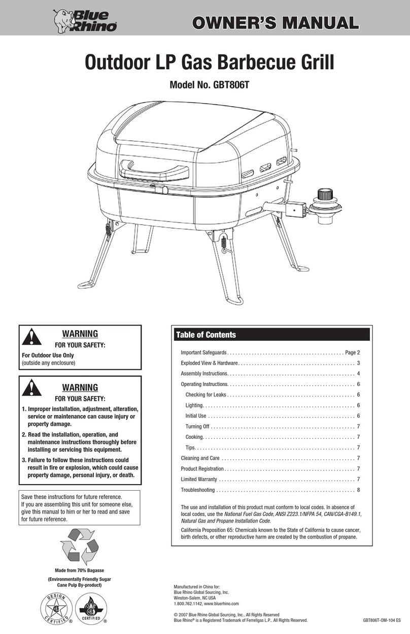 BlueRhino gbt806t User manual