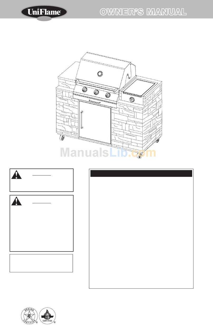 BlueRhino UniFlame Gold GBC790W-C User manual