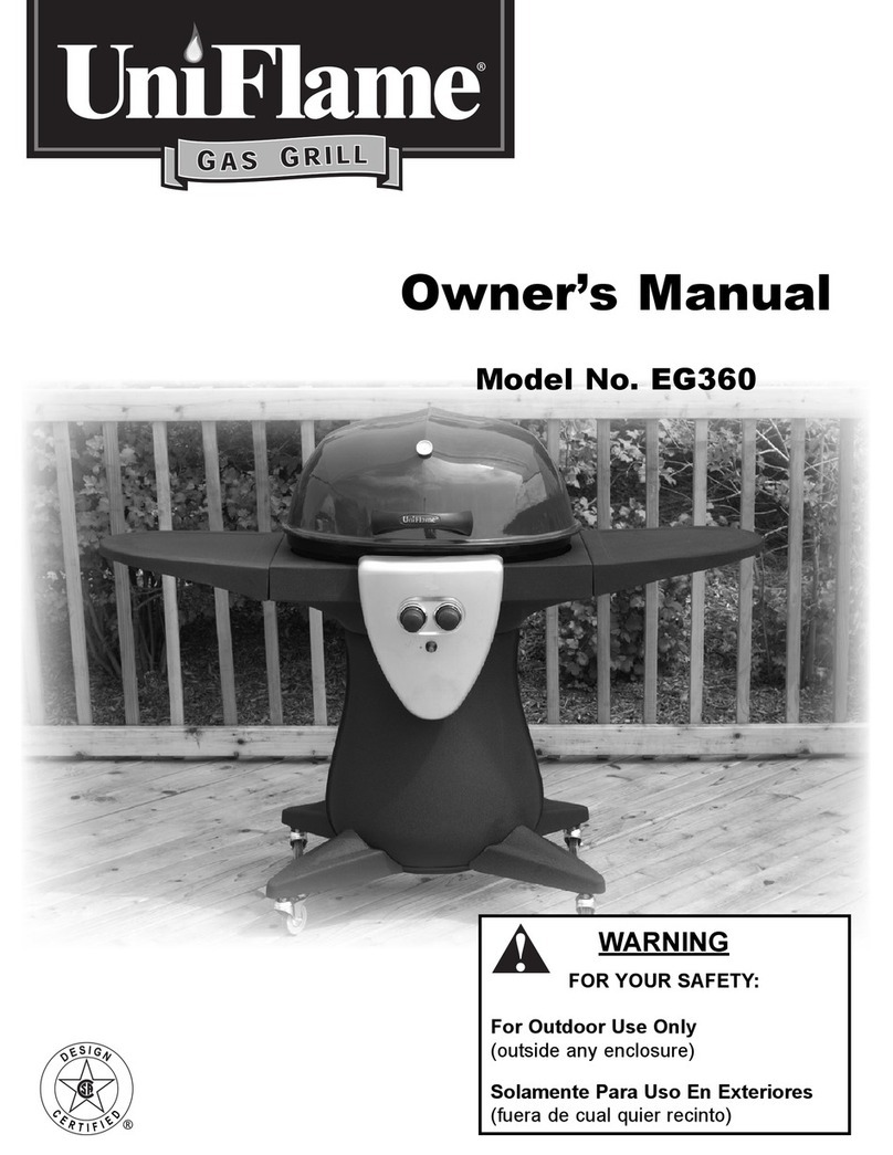 BlueRhino UniFlame EG360 owner's manual