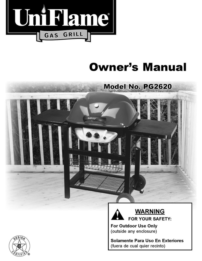 BlueRhino UniFlame PG2620 User manual