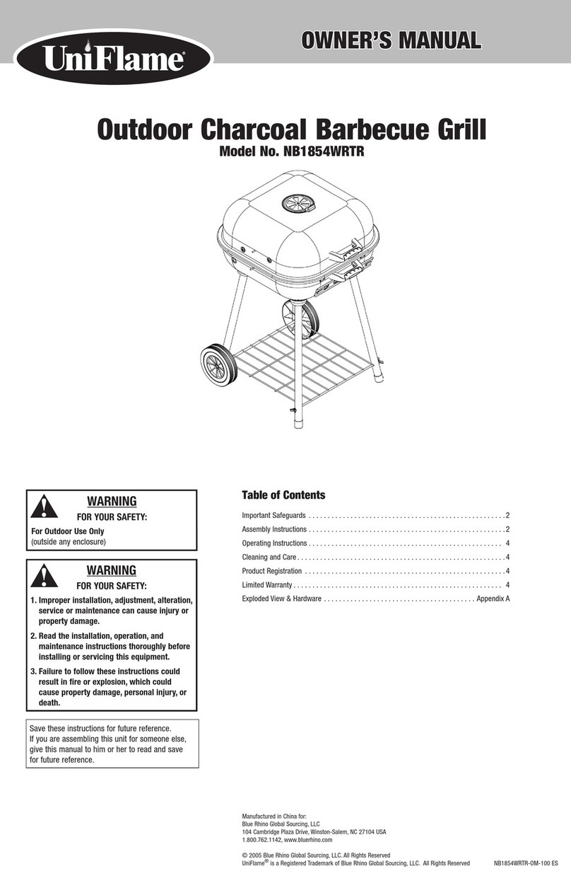 Uniflame NB1854WRTR User manual