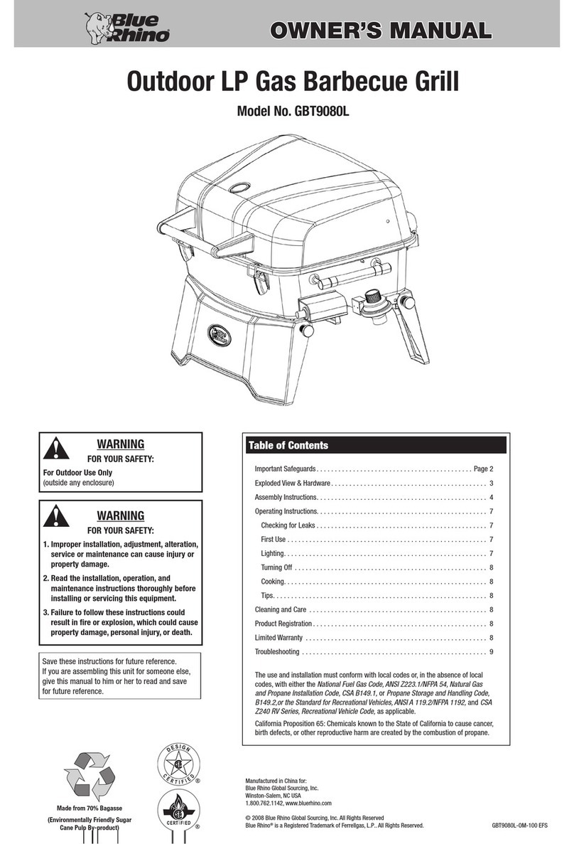 BlueRhino GBT9080L User manual