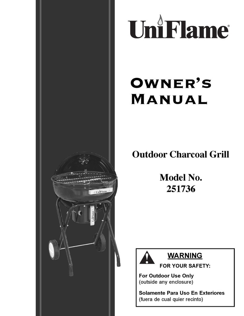 Uniflame Charcoal Chill 251736 User manual