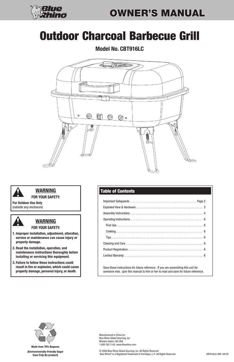 BlueRhino CBT916LC owner's manual BlueRhino CBT916LC owner's manual