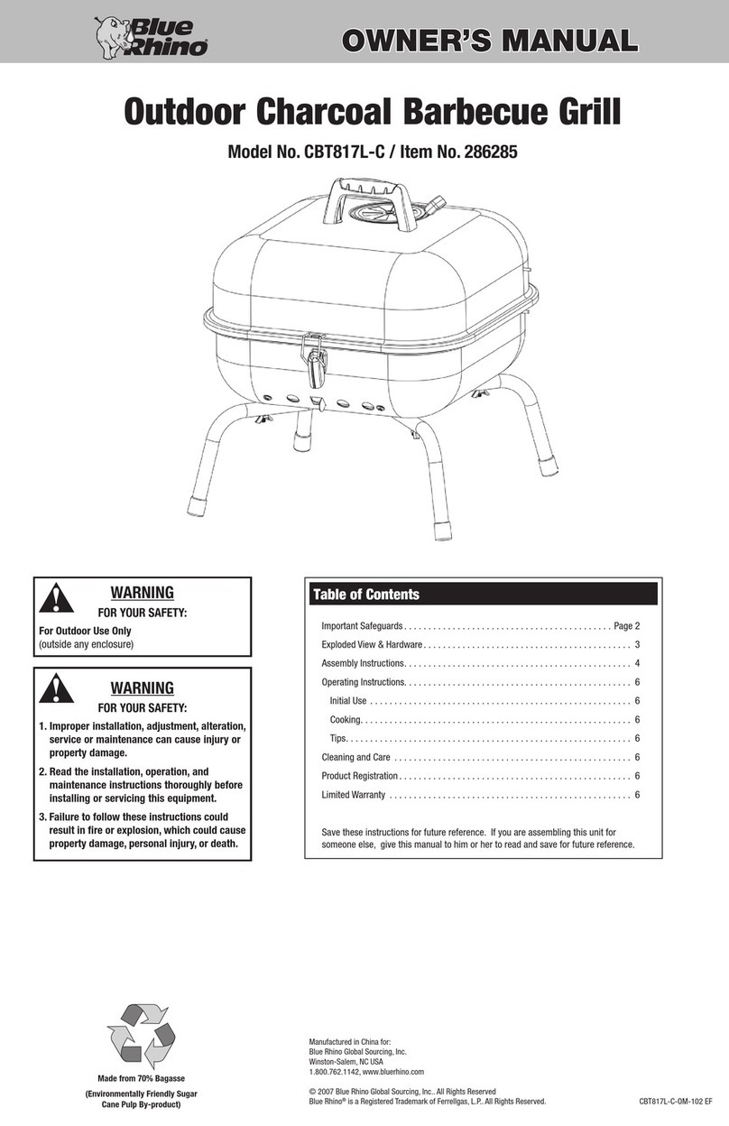 BlueRhino CBT817L-C User manual