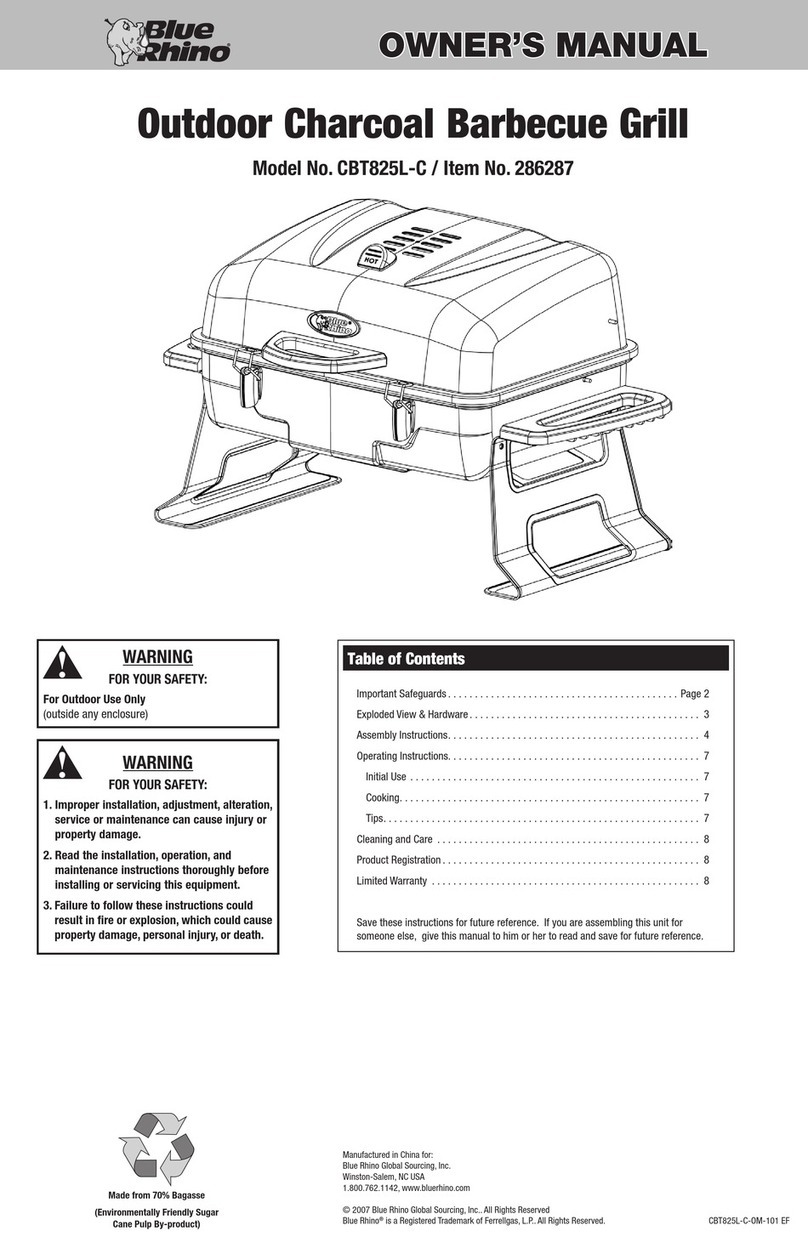 BlueRhino CBT825L-C User manual