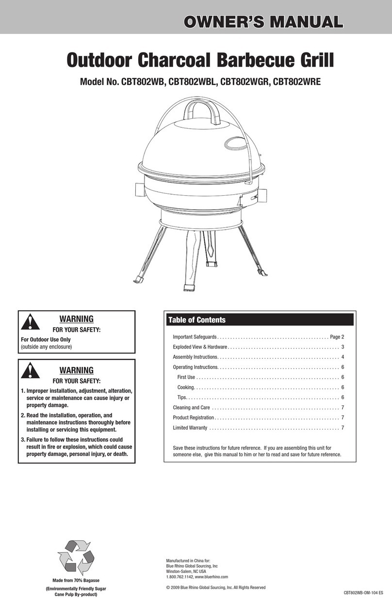 BlueRhino CBT802WB User manual
