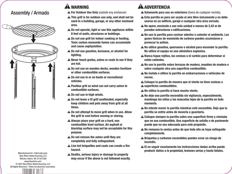 BlueRhino CBT801WA-UC-101 C ES User manual
