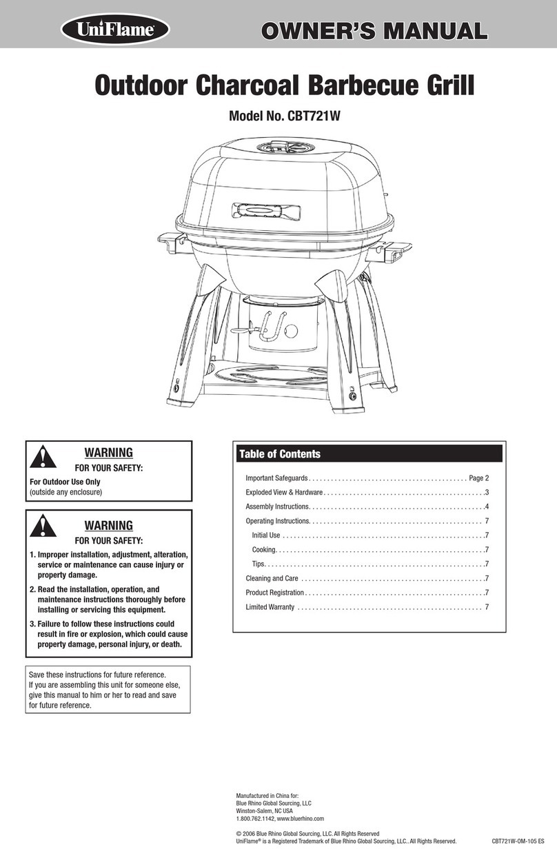 Uniflame CBT721W User manual