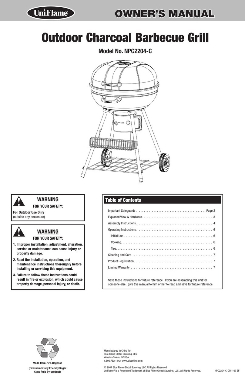BlueRhino UniFlame NPC2204-C User manual