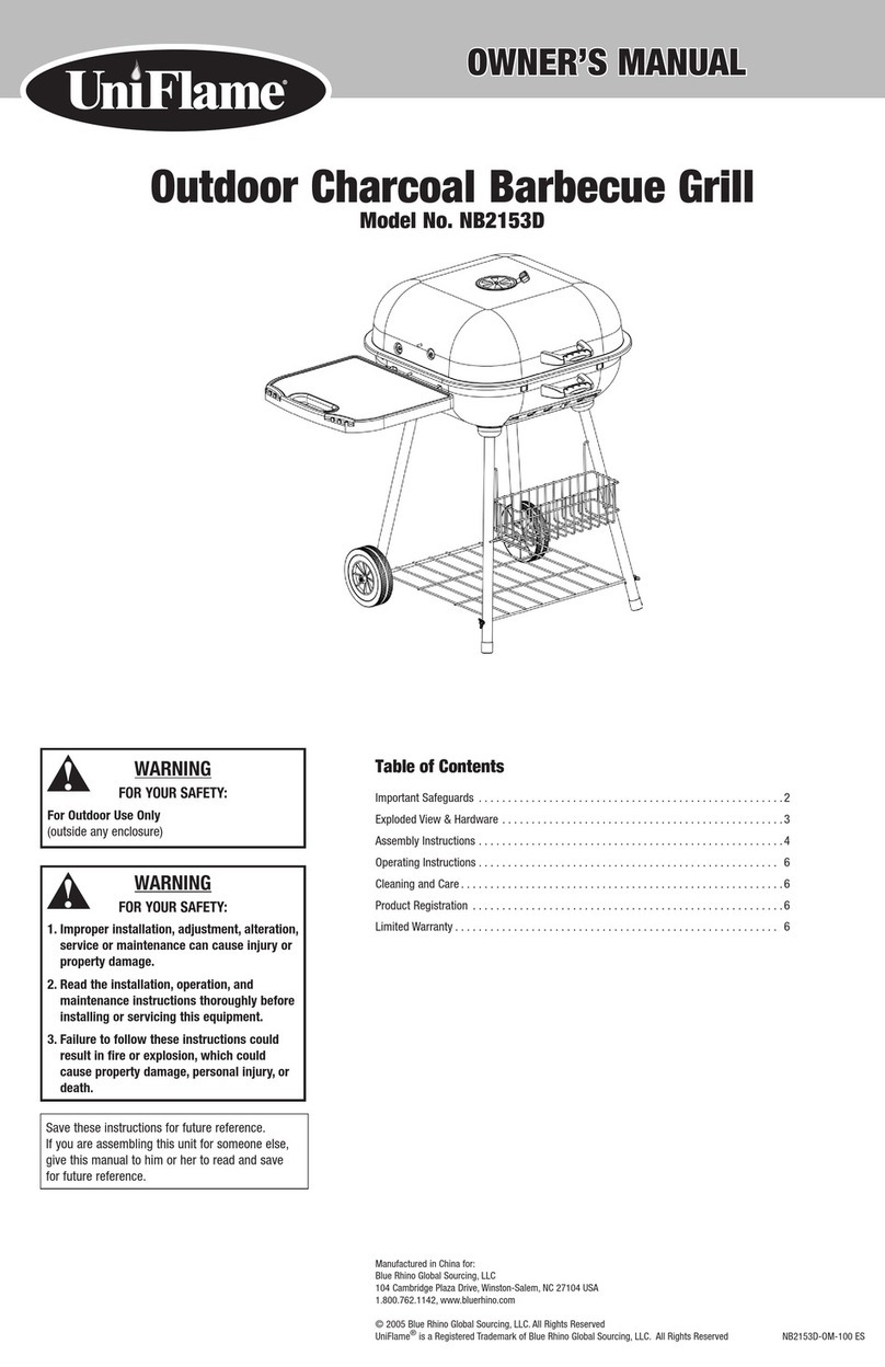 Uniflame NB2153D User manual